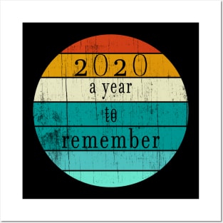 2020 a year to remember Posters and Art